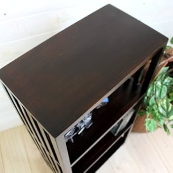 ニコ・ロビン ウッドラック Amazon｜格子ウッドラック M ダークブラウン H89cm (OT-78